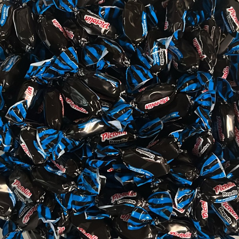 Liquorice Mints Hard Candies No Added Sugar Free Pick & Mix Sweets Regaliz Pictolin 1kg